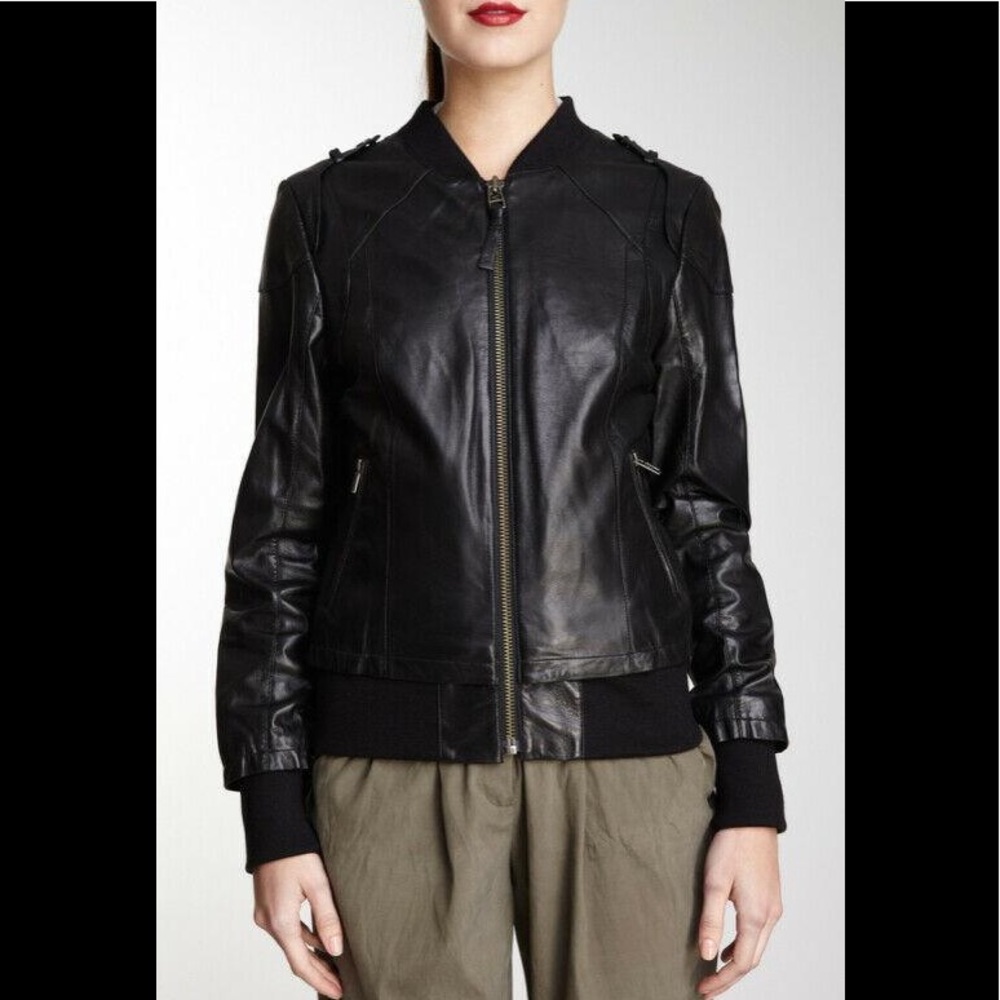 Mackage leather jacket